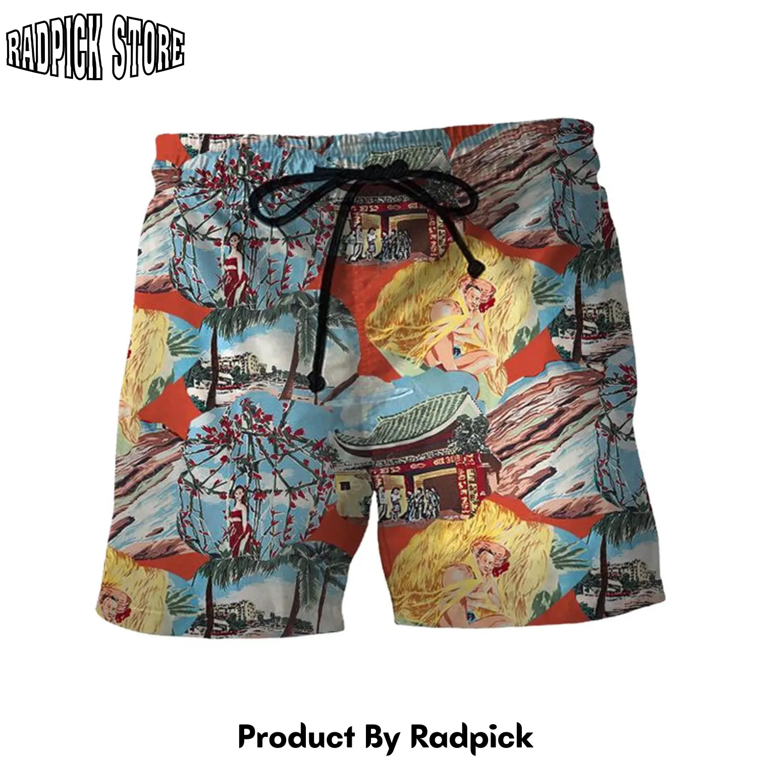 Radpick 3d jim carrey in ace ventura pet detective hawaii shorts qbs rp631422